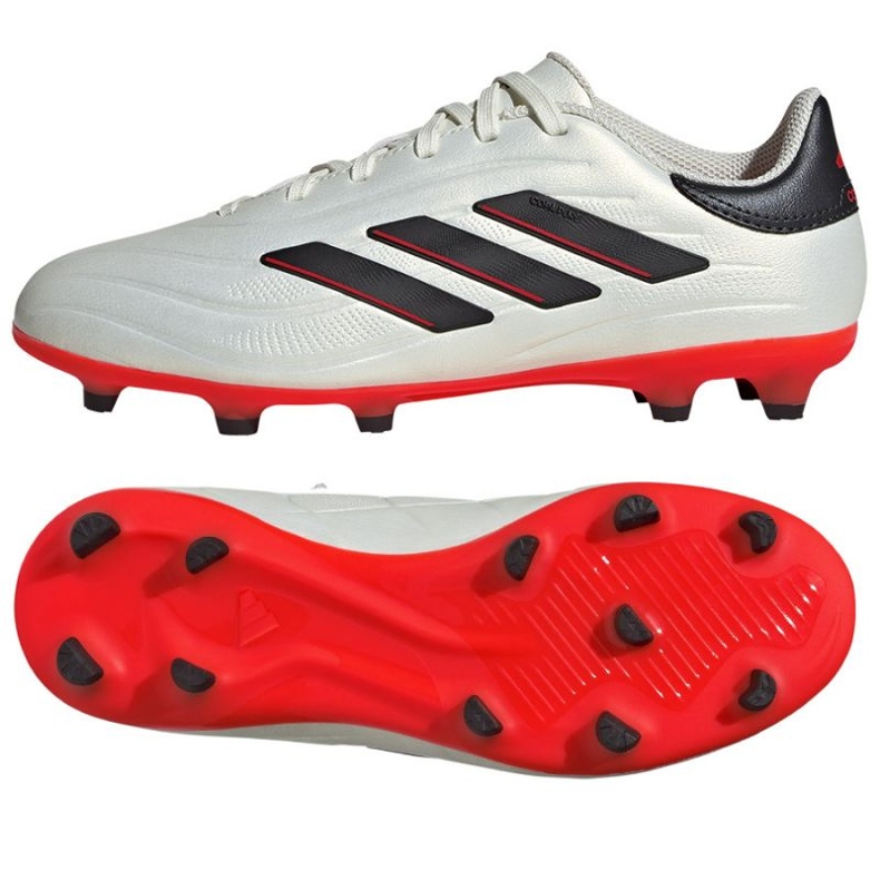 Zapatos de fútbol adidas Copa Pure.2 League Fg Jr IE4987 blanco