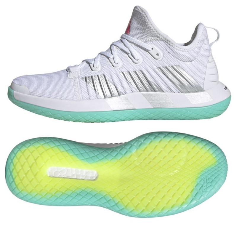 Zapatillas de balonmano Adidas Stabil Next Gen W IG3402 blanco