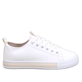 Deportivas mujer Monae Beige blanco
