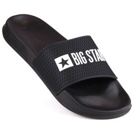 Chanclas deportivas de hombre negras Big Star JJ174505 negro