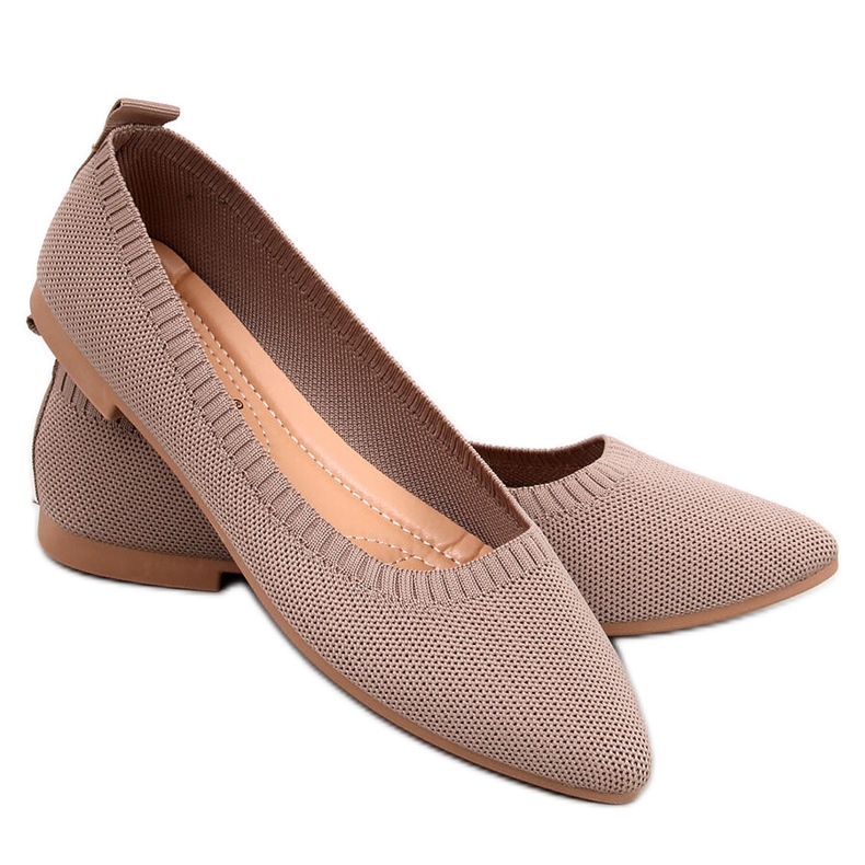 Bailarinas caladas Kreiss Khaki marrón