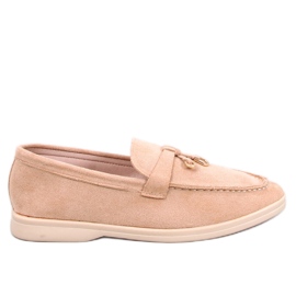 Mocasines Robins ante suave beige