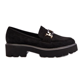 Mocasines De Mujer Con Adorno Negro Omavia Mocasines De Mujer Con Adorno Negro Omavia