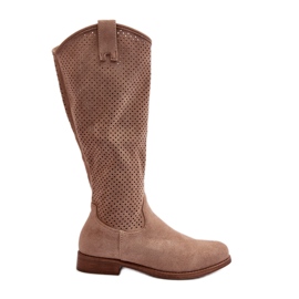 S.barski HY66-139 Botas Caladas Beige Mujer