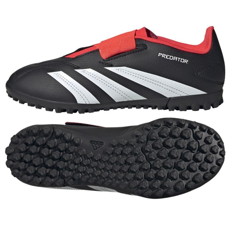 Zapatillas Adidas Predator Club Vel Tf Jr IG5430 negro