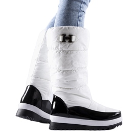 Botas altas para la nieve blancas con aislamiento de Canneto blanco
