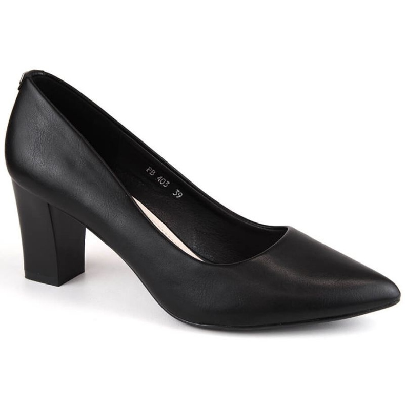 Zapatos de salón stiletto Sergio Leone W PB217 SK429A negro