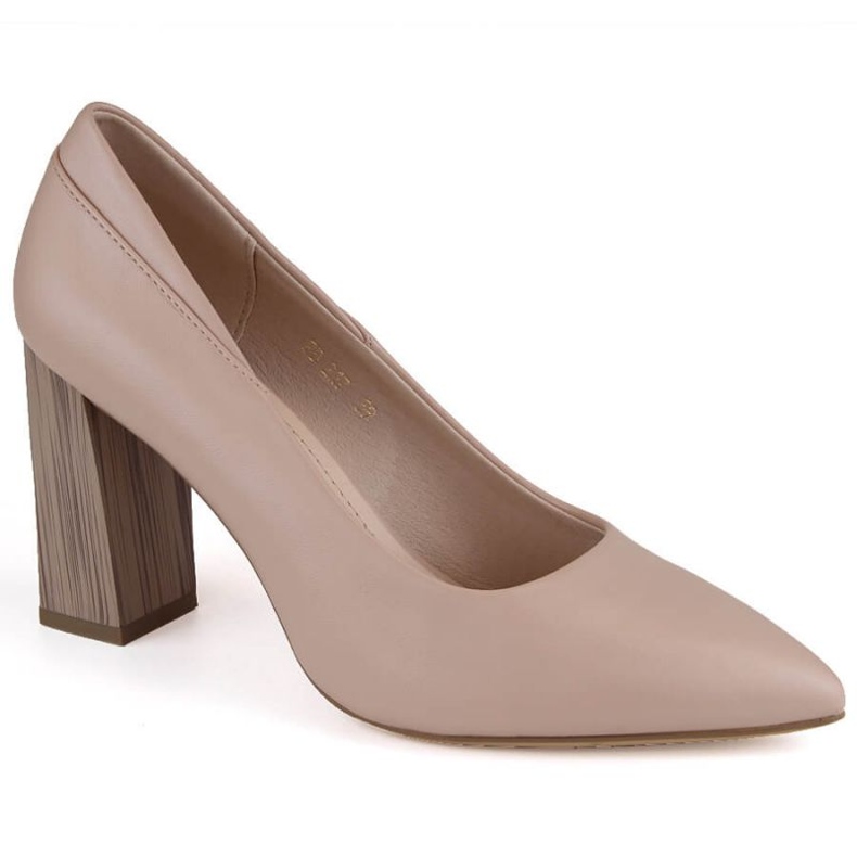 Salón stiletto Sergio Leone W PB217 SK404B beige