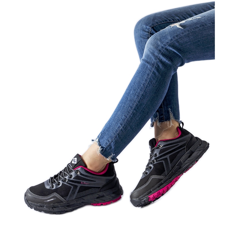Zapatillas Lee Cooper LCJ-22-01-1370L negras negro