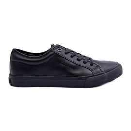 Zapatillas Hombre Piel Ecológica Negras Big Star JJ174234 negro