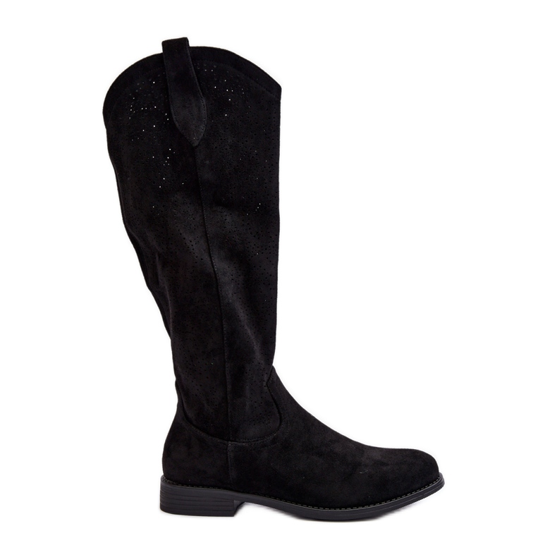 S.barski HY66-132 Botas Caladas Mujer, Negro