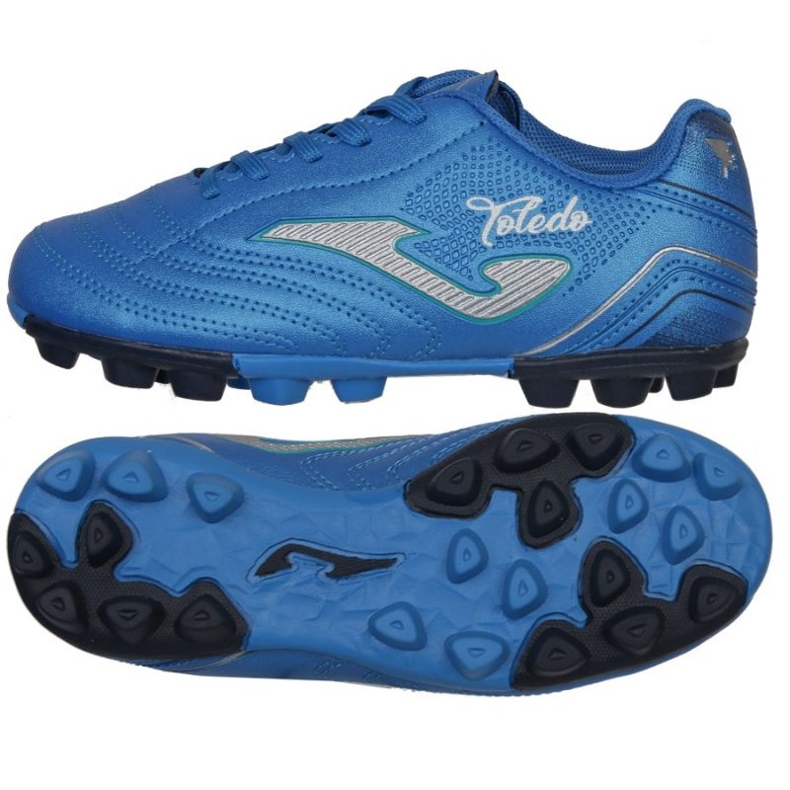 Zapatillas de fútbol Joma Toledo 2404 Hg Jr TOJS2404HG azul