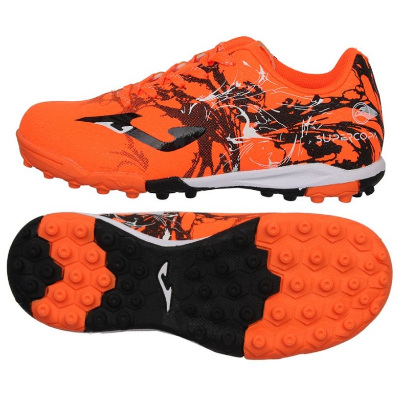 Zapatillas de fútbol Joma Super Copa 2408 Tf Jr SCJS2408TF naranja
