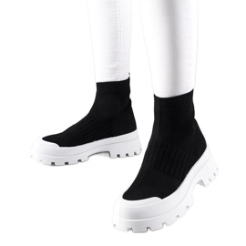 Zapatillas negras con parte superior flexible Varden negro