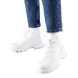 Zapatillas altas Éric blancas blanco