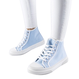 Zapatillas altas azules de Pozzuolo