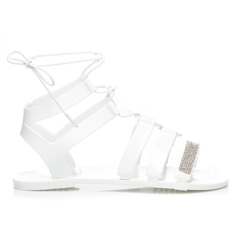 L. Day romanos de goma blanco