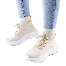 Zapatillas altas Vigatto beige