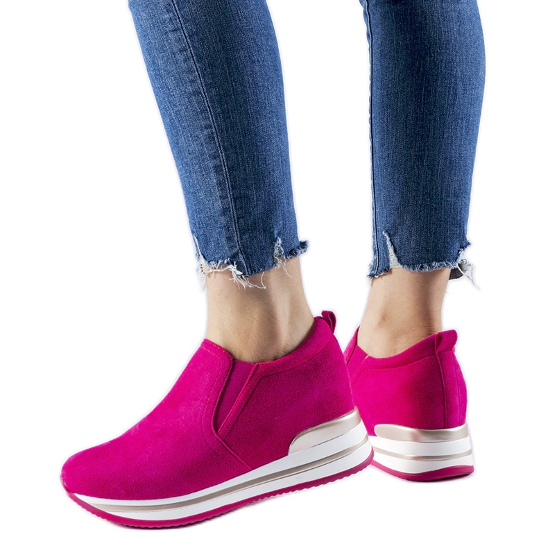 Zapatillas cuña Alquippa rosa rosado