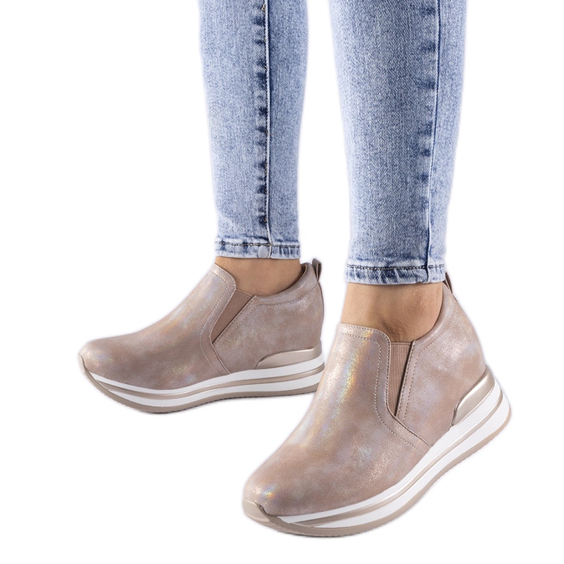 Zapatillas cuña Alquippa rosa claro rosado Zapatillas cuña Alquippa rosa claro rosado