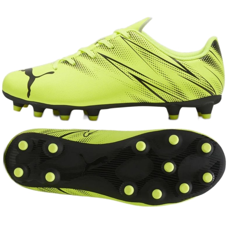 Zapatillas Puma Attacanto FG/AG Jr 107480 07 amarillo