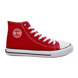 Zapatillas Big Star High Hombre Rojas T174104 rojo