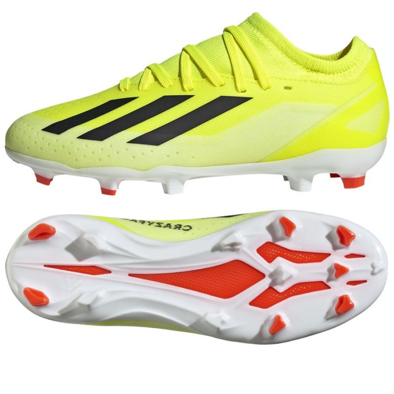 Zapatillas Adidas X Crazyfast League Fg Jr IF0691 amarillo