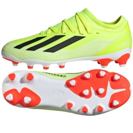 Zapatillas Adidas X Crazyfast League Ll Mg Jr IF0683 amarillo