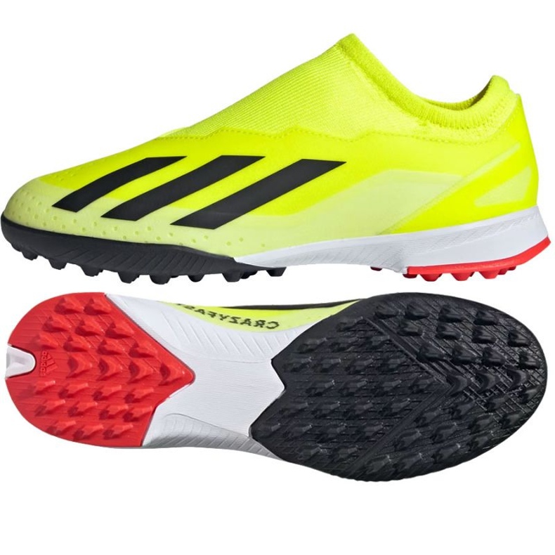 Zapatillas Adidas X Crazyfast League Ll Tf Jr IF0686 amarillo Zapatillas Adidas X Crazyfast League Ll Tf Jr IF0686 amarillo