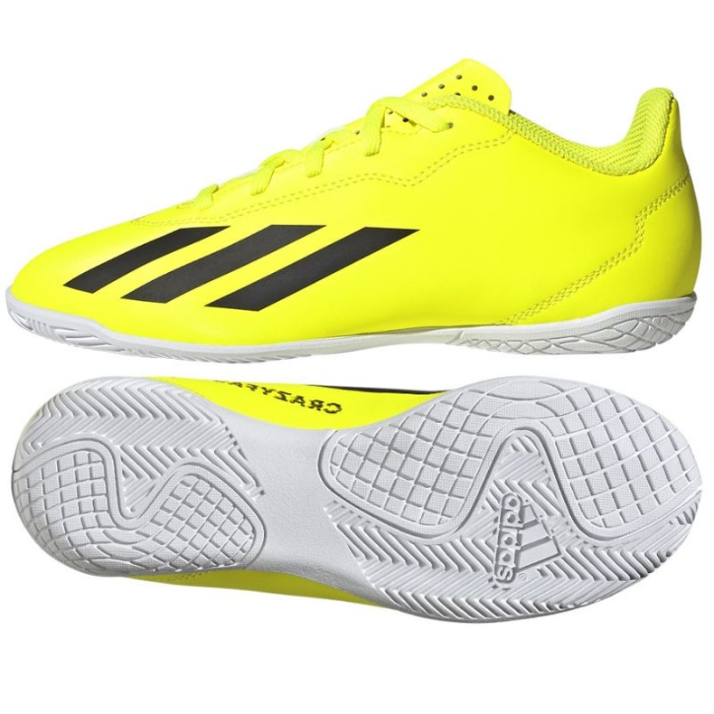 Zapatillas Adidas X Crazyfast Club In Jr IF0710 amarillo Zapatillas Adidas X Crazyfast Club In Jr IF0710 amarillo