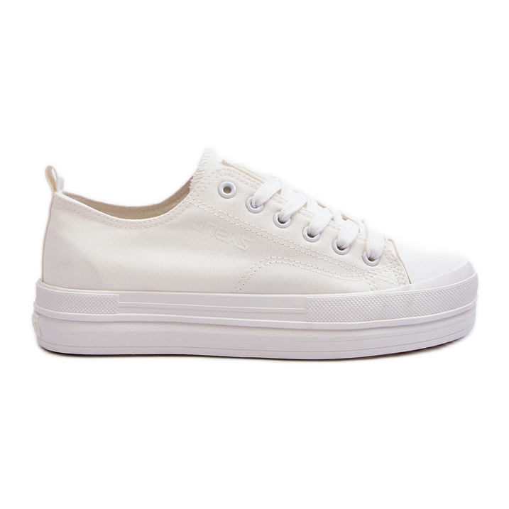 Zapatillas Mujer de Tela Blanco Staneva