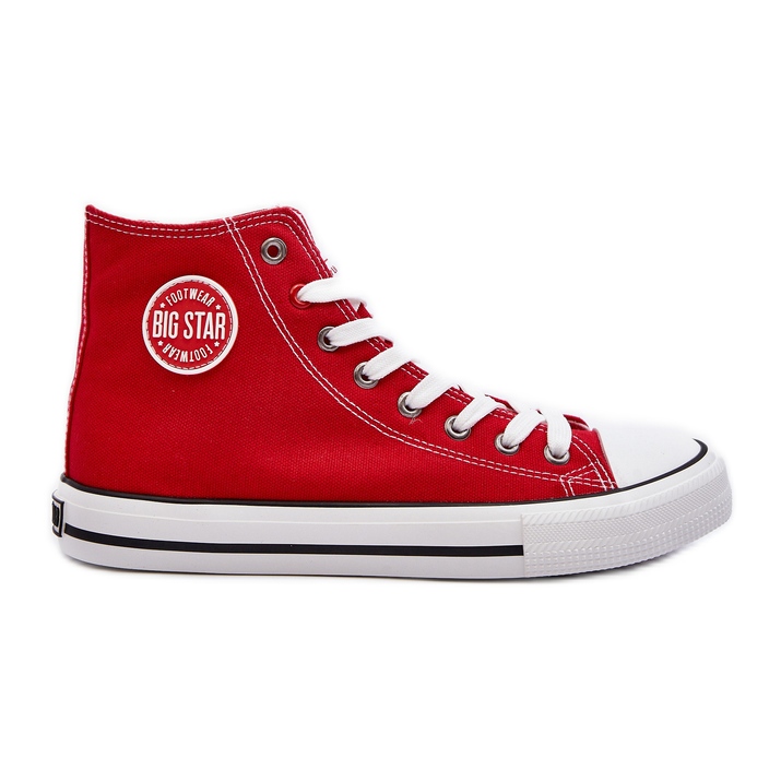 Zapatillas Altas Clásicas Mujer Big Star T274024 Rojo