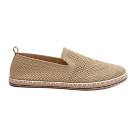 Alpargatas sin cordones de mujer Harmonie beige