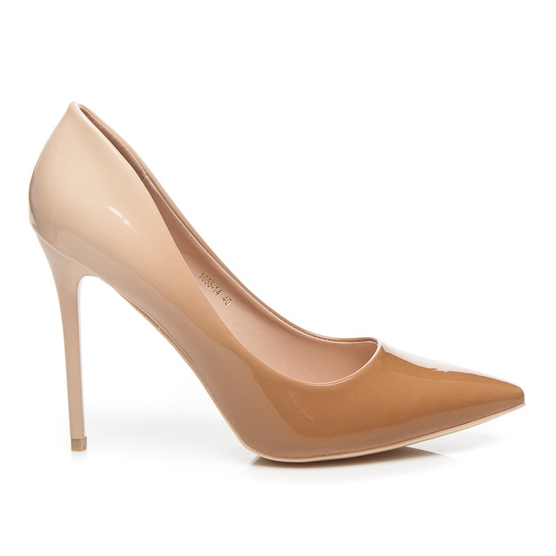 Vices Tacones lacados ombre marrón