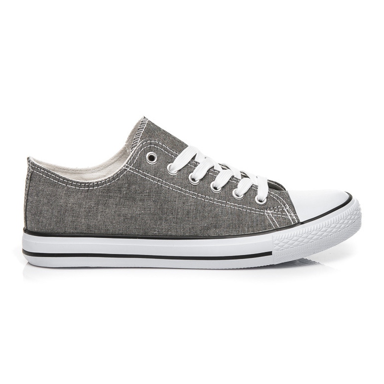 Tlck Shoes Zapatillas de mezclilla gris