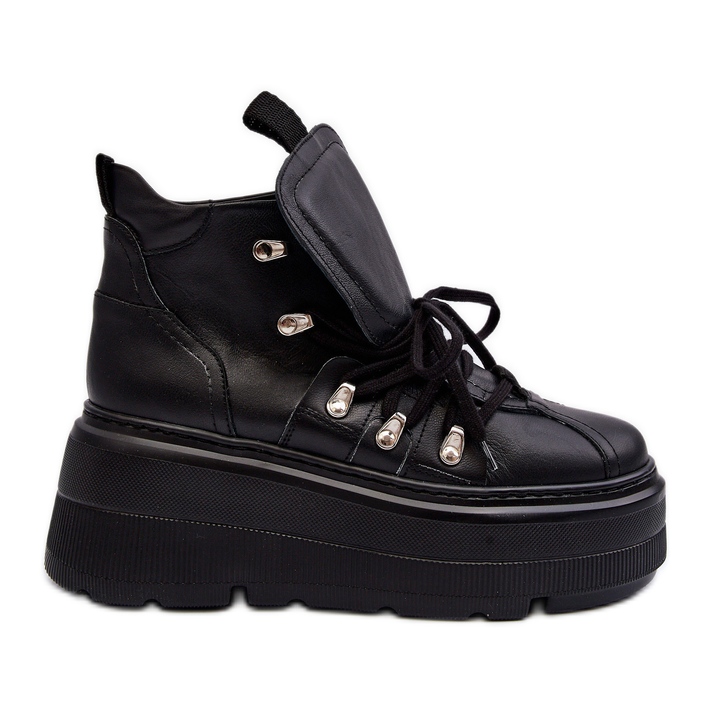 Zapatillas Deportivas Zazoo 3416 Piel Mujer Negro