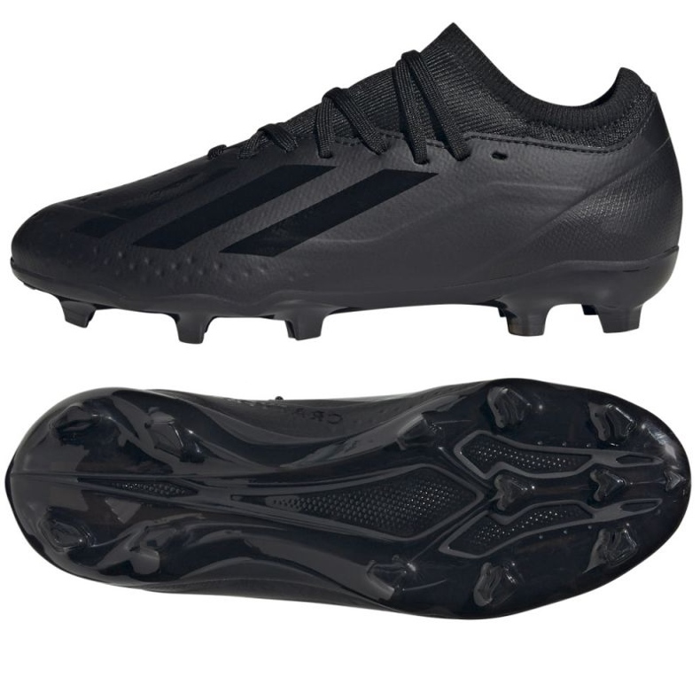 Zapatos de fútbol adidas X Crazyfast.3 Fg Jr ID9355 negro