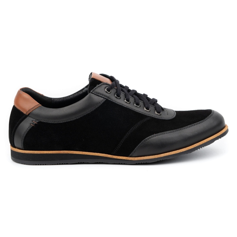 Olivier Zapato piel hombre 7007KB negro