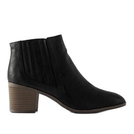 Botines sin cordones Pyramid negros