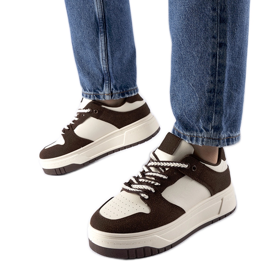 Zapatillas marrones discount plataforma