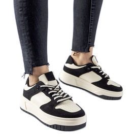 Zapatillas negras con plataforma Crim. negro