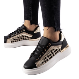 Zapatillas Briercliff negras con purpurina negro Zapatillas Briercliff negras con purpurina negro