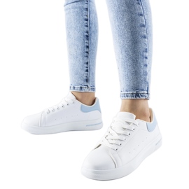 Zapatillas Leland blancas y azules blanco