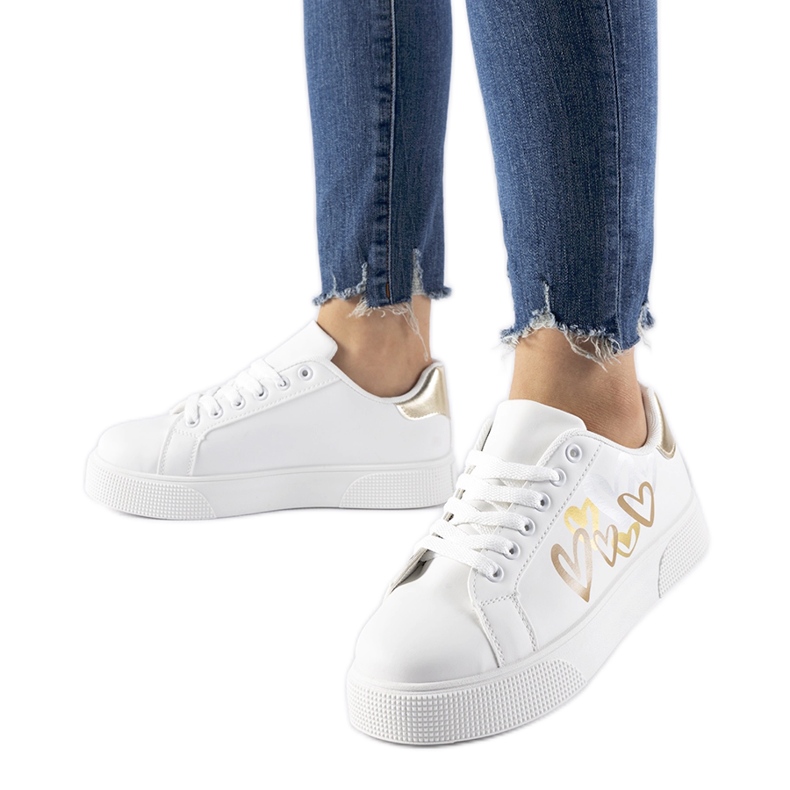 Zapatillas blancas con plataforma Montclair. blanco Zapatillas blancas con plataforma Montclair. blanco