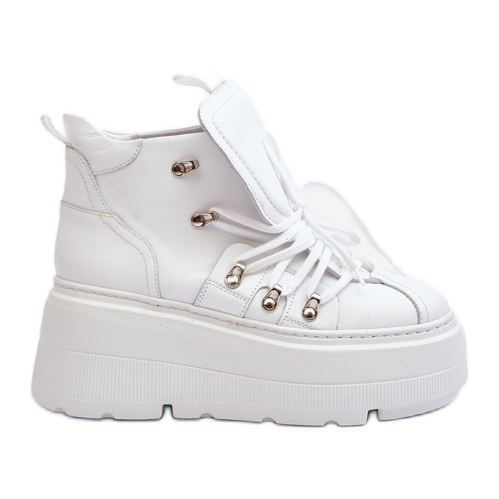 Zapatillas Deportivas Zazoo 3416 Piel Mujer Blanco
