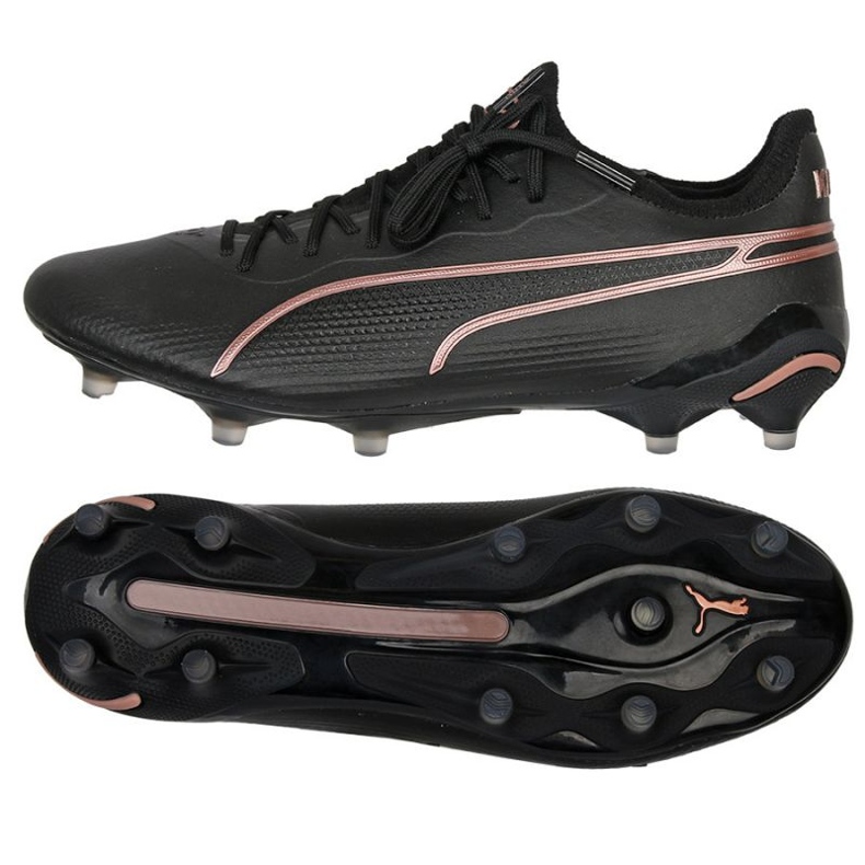Zapatillas de fútbol Puma King Ultimate FG/AG M 107563-07 negro