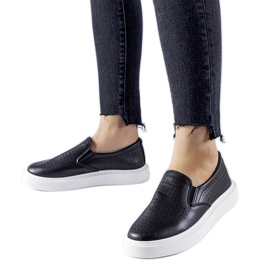 Zapatillas Fulda negras perforadas negro