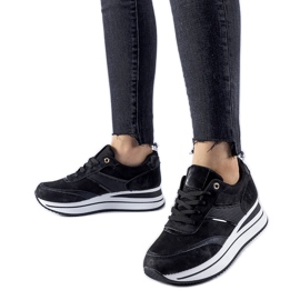 Zapatillas con plataforma Nutter en negro Zapatillas con plataforma Nutter en negro