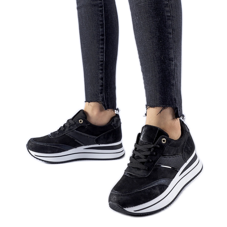 Zapatillas con plataforma Nutter en negro
