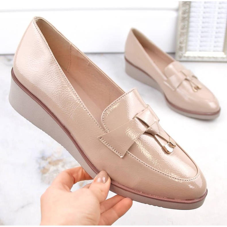 Vinceza W JAN263B Zapatos cuña beige
